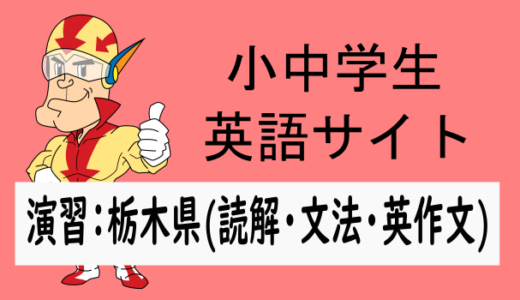 中学英語：入試実践演習 栃木県(読解・文法・英作文)