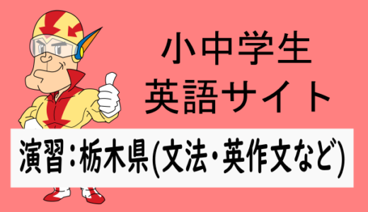 中学英語：入試実践演習 栃木県(文法・英作文など)